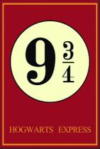 Quadro Decorativo Hogwarts Express 30x20 Mdf Madeira Adesivada