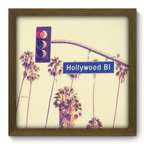 Quadro Decorativo - Hollywood Boulevard - 33cm x 33cm - 195qdmm