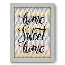 Quadro Decorativo - Home Sweet Home - 19cm x 25cm - 147qdrb