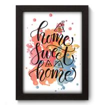 Quadro Decorativo - Home Sweet Home - 19cm x 25cm - 148qdrp