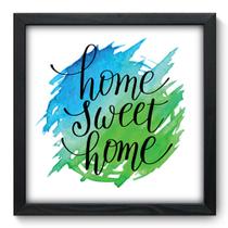 Quadro Decorativo - Home Sweet Home - 33cm x 33cm - 150qdrp