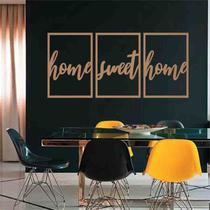 Quadro Decorativo Home Sweet Home 3mm Vazado - Mdf Quadro Decorativo Home Sweet Home 3mm Vazado - Mdf