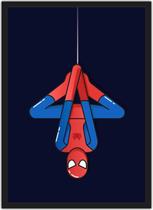 Quadro Decorativo Homem Aranha Heróis Geek Decorações Com Moldura G09 - Vital Quadros