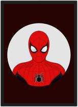 Quadro Decorativo Homem Aranha Heróis Geek Decorações Com Moldura G10