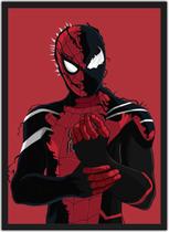 Quadro Decorativo Homem Aranha Heróis Geek Decorações Com Moldura G12 - Vital Quadros