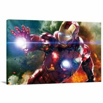 Quadro decorativo Homem de Ferro Artístico - Tela em Tecido Quadro decorativo Homem de Ferro Artístico - Tela em Tecido