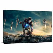 Quadro decorativo Homem de Ferro - Heróis - Tela em Tecido Quadro decorativo Homem de Ferro - Heróis - Tela em Tecido