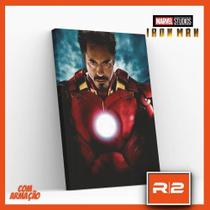 Quadro decorativo homem de ferro tamanho 30x40 Quadro decorativo homem de ferro tamanho 30x40
