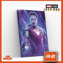 Quadro decorativo homem de ferro tamanho 30x40 Quadro decorativo homem de ferro tamanho 30x40