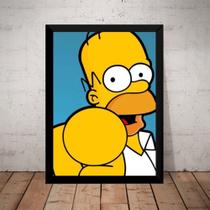 Quadro Decorativo Homer Os Simpsons Arte Poster Moldurado Quadro Decorativo Homer Os Simpsons Arte Poster Moldurado