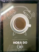 Quadro Decorativo Hora do Café 25,5cm x 35cm Quadro Decorativo Hora do Café 25,5cm x 35cm