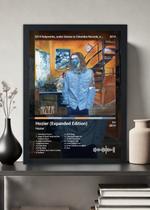 Quadro Decorativo Hozier Hozier (Dark) Com Vidro Tamanho:21cm x 30cm (A4)