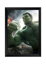 Quadro Decorativo Hulk com acrílico A4