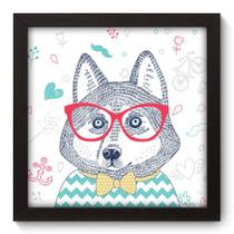 Quadro Decorativo - Husky - 22cm x 22cm - 023qdsp