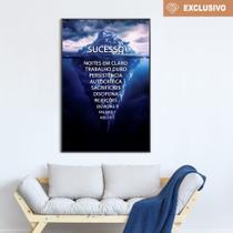 Quadro Decorativo Iceberg do Sucesso
