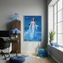 Quadro Decorativo Iemanjá - Rainha Do Mar - 70X50Cm Quadro Decorativo Iemanjá - Rainha Do Mar - 70X50Cm