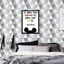 Quadro Decorativo If You Can Dream It, You Can Do It - Walt Disney 45x34cm