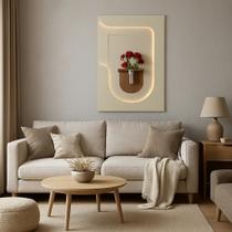 Quadro decorativo iluminação Led Lotus Decor Q1 Quadro decorativo iluminação Led Lotus Decor Q1