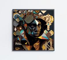 Quadro Decorativo Ilustração Afro II