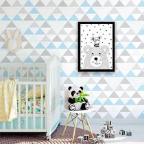 Quadro Decorativo Ilustração Infantil Bichinhos Escandinavos Quadro Decorativo Ilustração Infantil Bichinhos Escandinavos