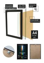 Quadro Decorativo Imagine Dragons Evolve (Dark) Com Vidro Tamanho:21cm x 30cm (A4)