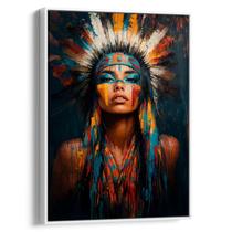 Quadro decorativo Índia em Pintura Envolvente - Art Canvas