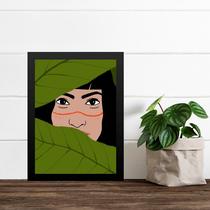 Quadro Decorativo índia Yanomami 33x24cm