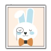 Quadro Decorativo Infantil Coelho Coelhinho Quarto Bebe