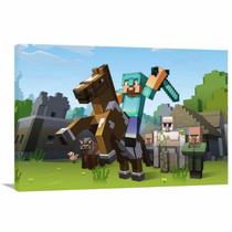 Quadro decorativo Infantil Minecraft com Tela em Tecido Quadro decorativo Infantil Minecraft com Tela em Tecido