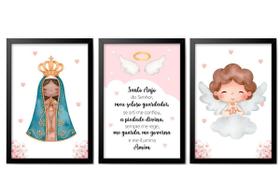 Quadro Decorativo Infantil Nossa Senhora Aparecida Anjo Quadro Decorativo Infantil Nossa Senhora Aparecida Anjo