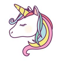 Quadro Decorativo Infantil Teen - Unicornio Colorido