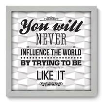 Quadro Decorativo - Influence - 33cm x 33cm - 003qdrb