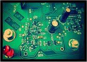 Quadro Decorativo Informática Eletrônica Tecnologia Computação Lojas Salas Quartos Com Moldura RC032