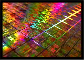 Quadro Decorativo Informática Microprocessador Computação Lojas Salas Quartos Com Moldura RC022