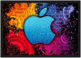 Quadro Decorativo Informática Steve Jobs Decorações Com Moldura G02