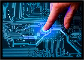 Quadro Decorativo Informática Tecnologia Chip Computação Lojas Salas Quartos Com Moldura RC015 Quadro Decorativo Informática Tecnologia Chip Computação Lojas Salas Quartos Com Moldura RC015