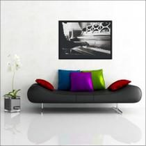 Quadro Decorativo Instrumentos Piano Música Clássica TT02 - Vital Quadros Do Brasil