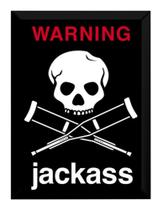 Quadro Decorativo Jackass Caveira Filme Poster Moldurado Quadro Decorativo Jackass Caveira Filme Poster Moldurado