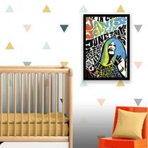 Quadro Decorativo Janis Joplin 45x34cm Quadro Decorativo Janis Joplin 45x34cm