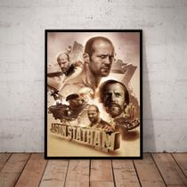 Quadro Decorativo Jason Statham Ator Cinema Arte Quadro Decorativo Jason Statham Ator Cinema Arte