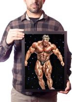 Quadro Decorativo Jay Cutler Quad Stomp Foto Fisiculturista