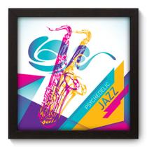 Quadro Decorativo - Jazz - 22cm x 22cm - 025qdgp