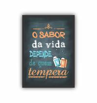 Quadro decorativo Jesus café Moldura pretaQuadro Decorativo Café Sabor Da Vida