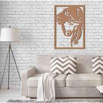 Quadro Decorativo Jesus Cristo 3Mm Vazado Branco - Mdf