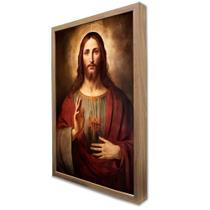 Quadro Decorativo Jesus Cristo em Moldura Caixa Quadro Decorativo Jesus Cristo em Moldura Caixa