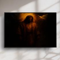 Quadro Decorativo Jesus e Espírito Santo em formato de Pomba Quadro Decorativo Jesus e Espírito Santo em formato de Pomba