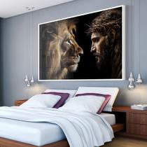 Quadro Decorativo Jesus E Leao