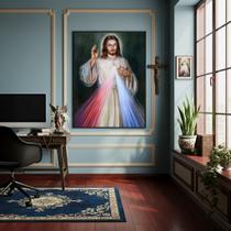 Quadro Decorativo Jesus Misericordioso - 70x50cm