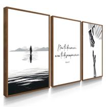 Quadro Decorativo Jesus Não te Deixarei 55x40 Com Moldura Quadro Decorativo Jesus Não te Deixarei 55x40 Com Moldura