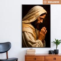 Quadro decorativo Jesus orando